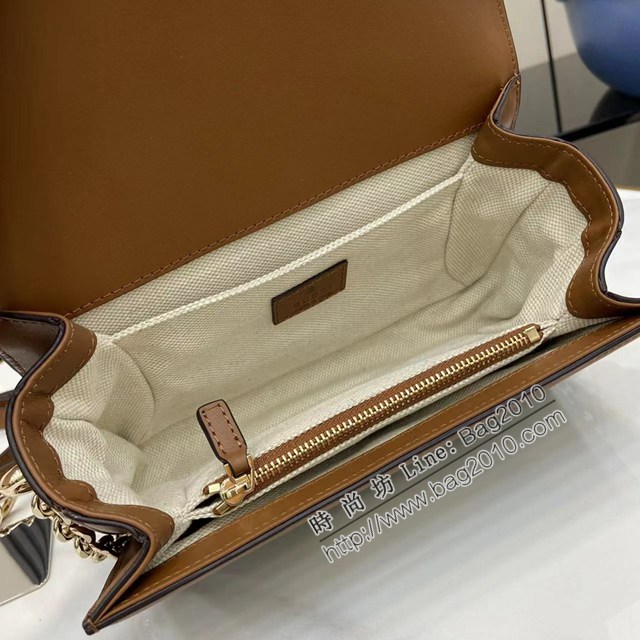 Gucci專櫃古馳最新款2025春夏Go系列鏈條肩背包 jh2981型號：826761